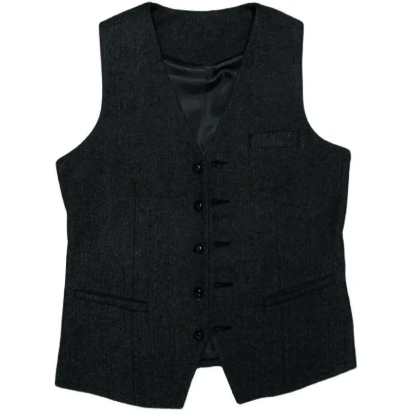 Sweetearing Tweed Suit Men's Vintage Classic Tuxedos