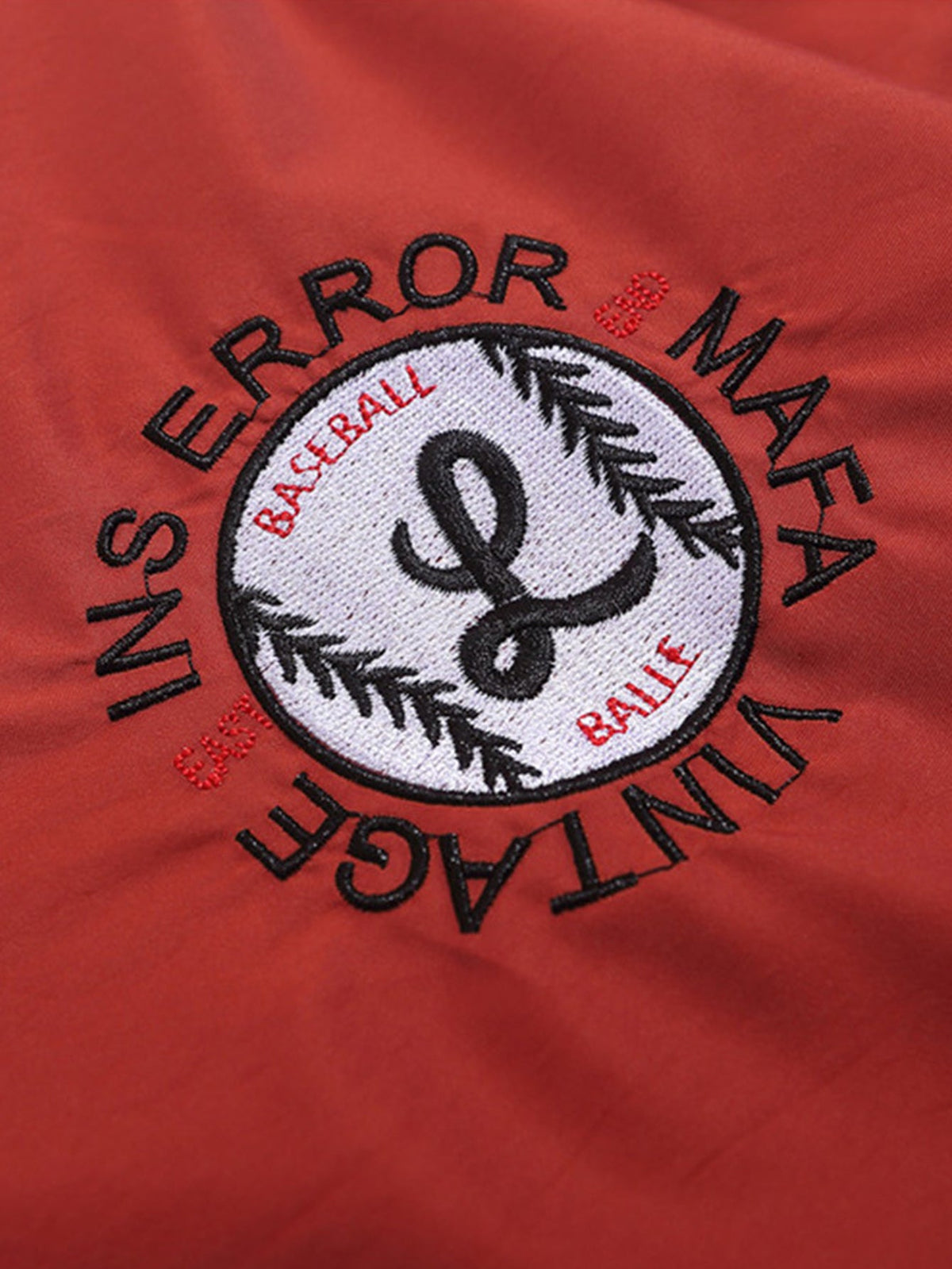 V-Neck Baseball Sweatshirt