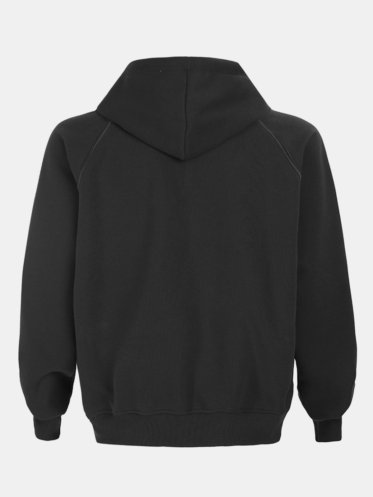 Sudadera con capucha y cremallera con estampado numérico oversize