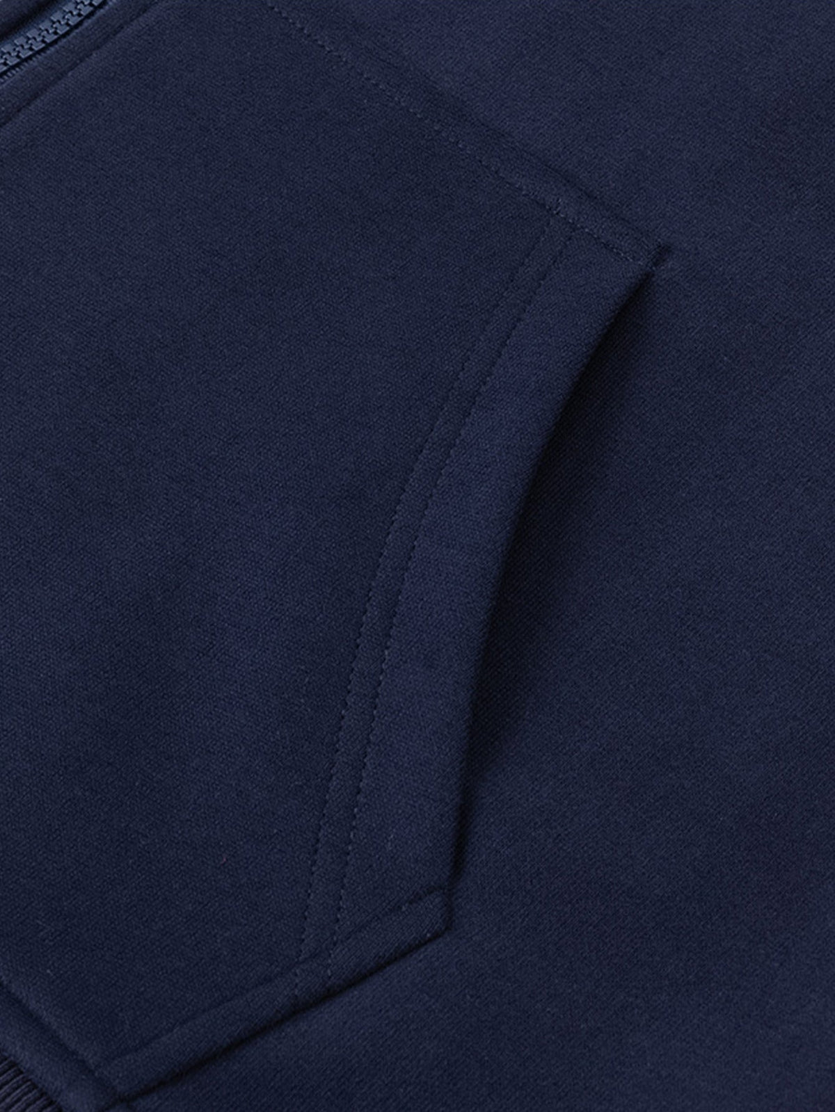 Sudadera 2 en 1 a cuadros con cremallera y bolsillo tipo canguro