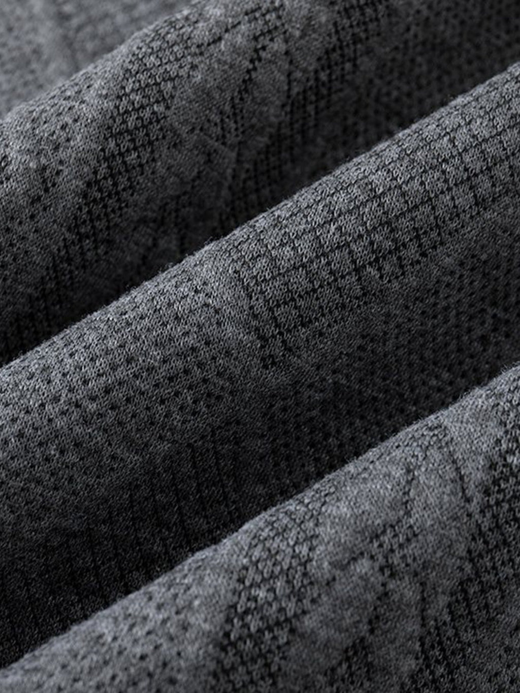 Geometric Jacquard Polo Collar Sweatshirt