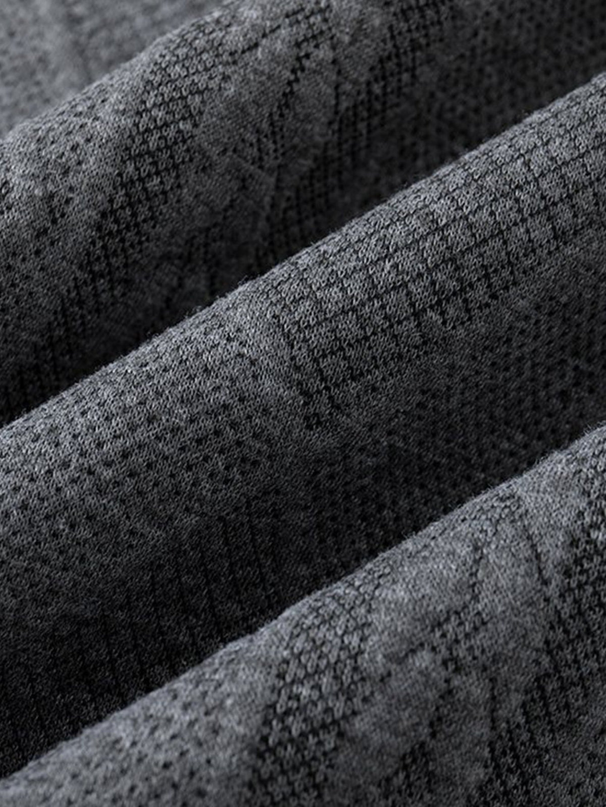 Geometric Jacquard Polo Collar Sweatshirt