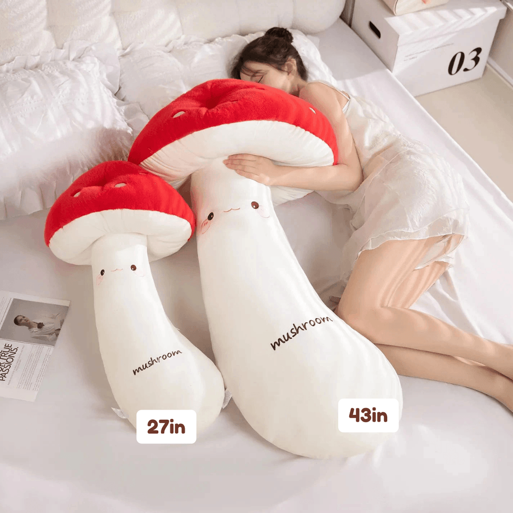 Mushie the Long Snuggly Kawaii Mushroom Plushies