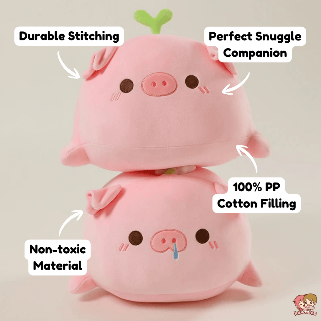 Pip & Poppy the Kawaii Pig Plushies