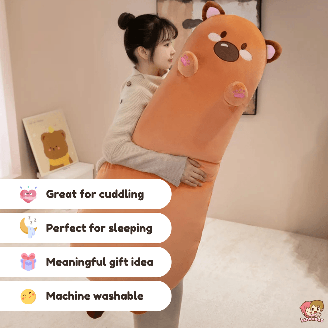 Long Giant Mochi Animal Plushies