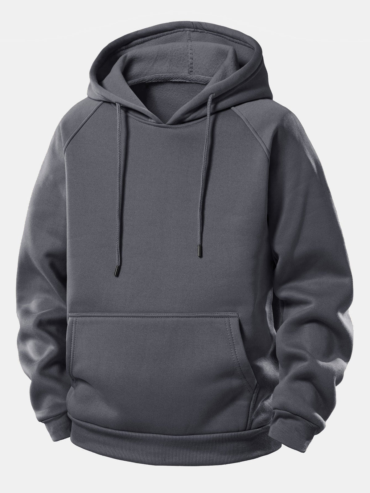 Koi Fish Lotus Print Drawstring Hoodie