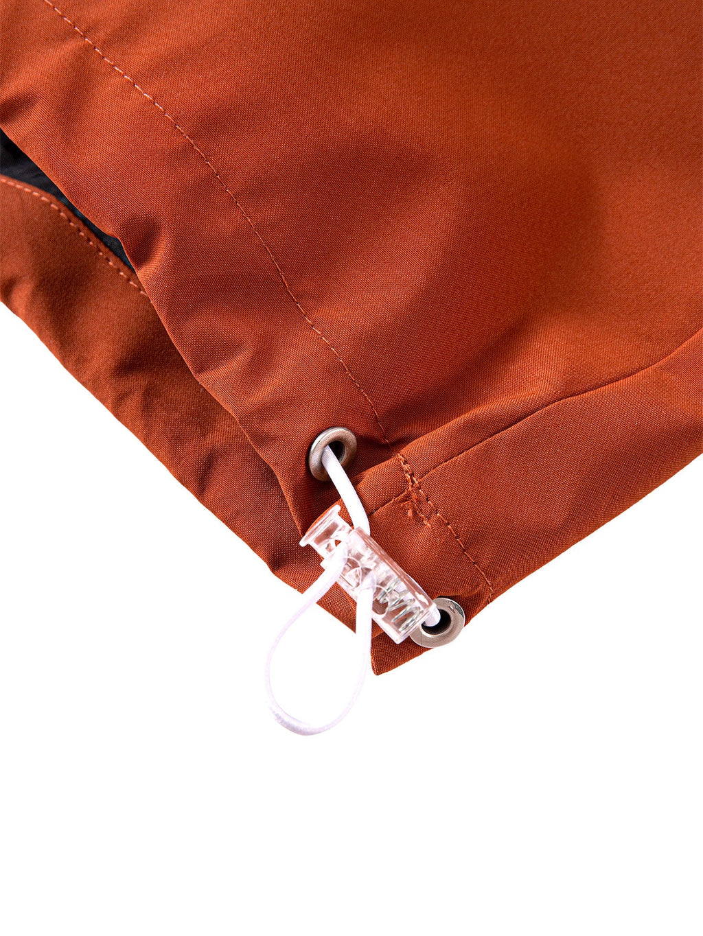 Coupe-vent à capuche demi-zip