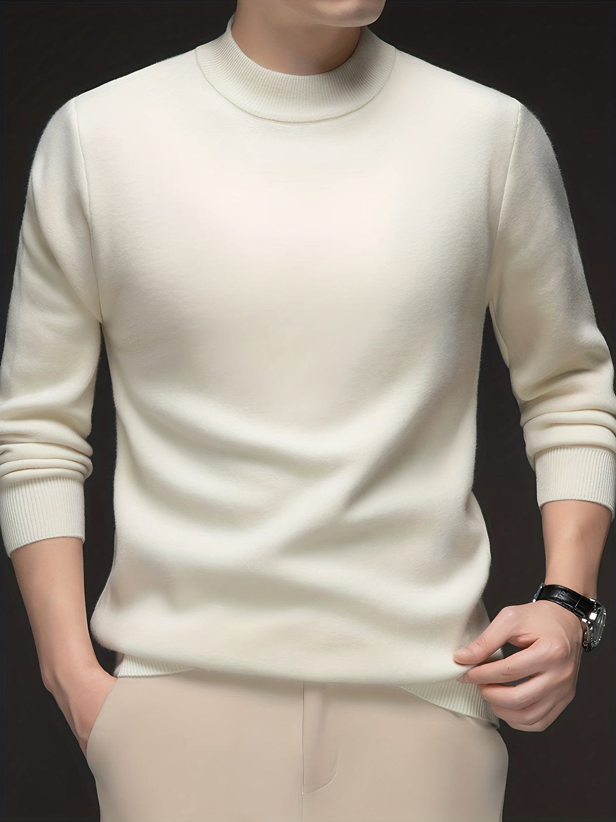 Tobias | Refined High-Neck Sweater