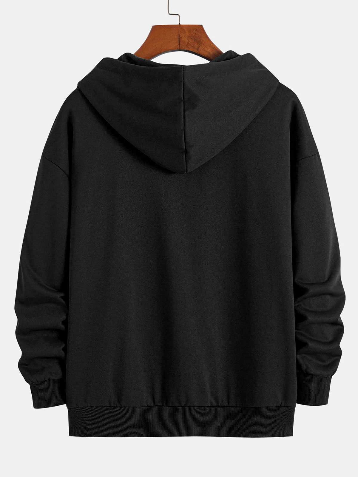 Faith Print Relax Fit Zip Hoodie