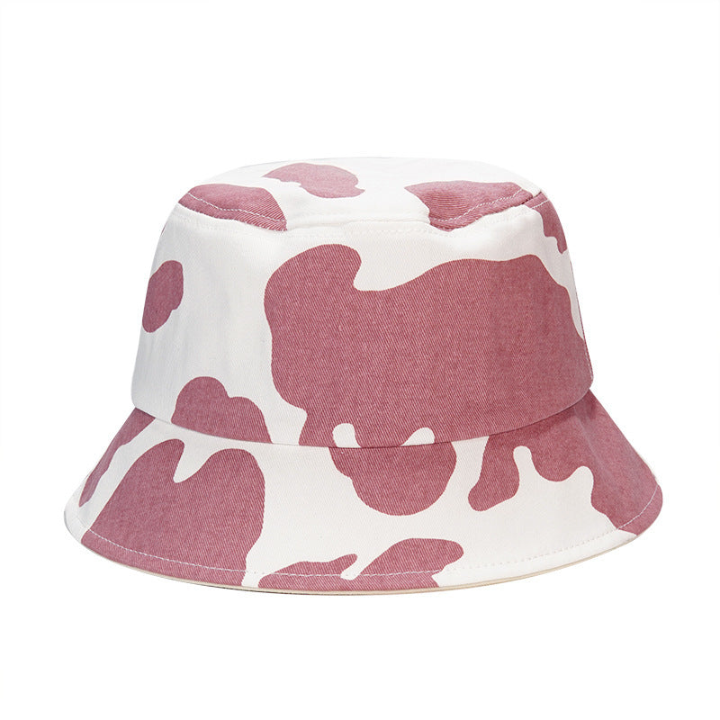 Weatherford Women's Cow Print Cotton Bucket Hat – Japanese Style, All-Season
