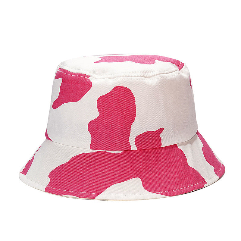 Weatherford Women's Cow Print Cotton Bucket Hat – Japanese Style, All-Season
