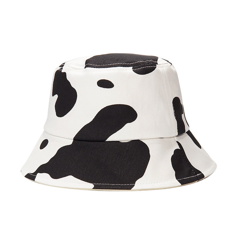 Bob en coton à imprimé vache pour femme Weatherford – Style japonais, toutes saisons