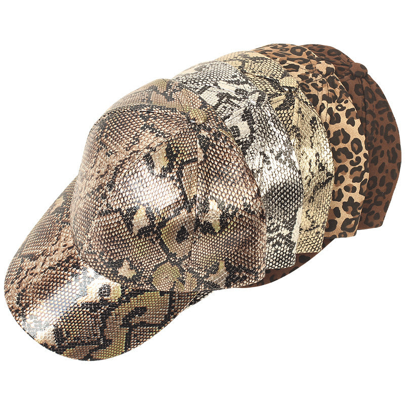 Gorra de béisbol Warren de poliuretano con estampado animal y protección UV