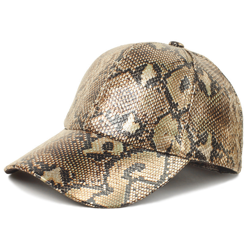 Gorra de béisbol Warren de poliuretano con estampado animal y protección UV