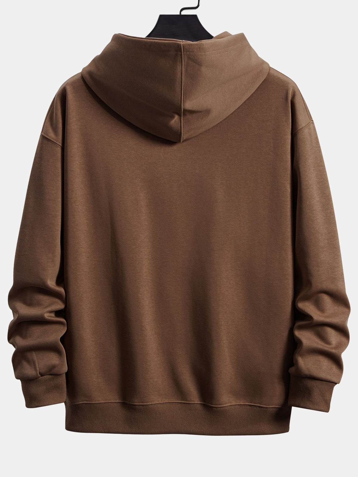 Sweat à capuche coupe décontractée basique