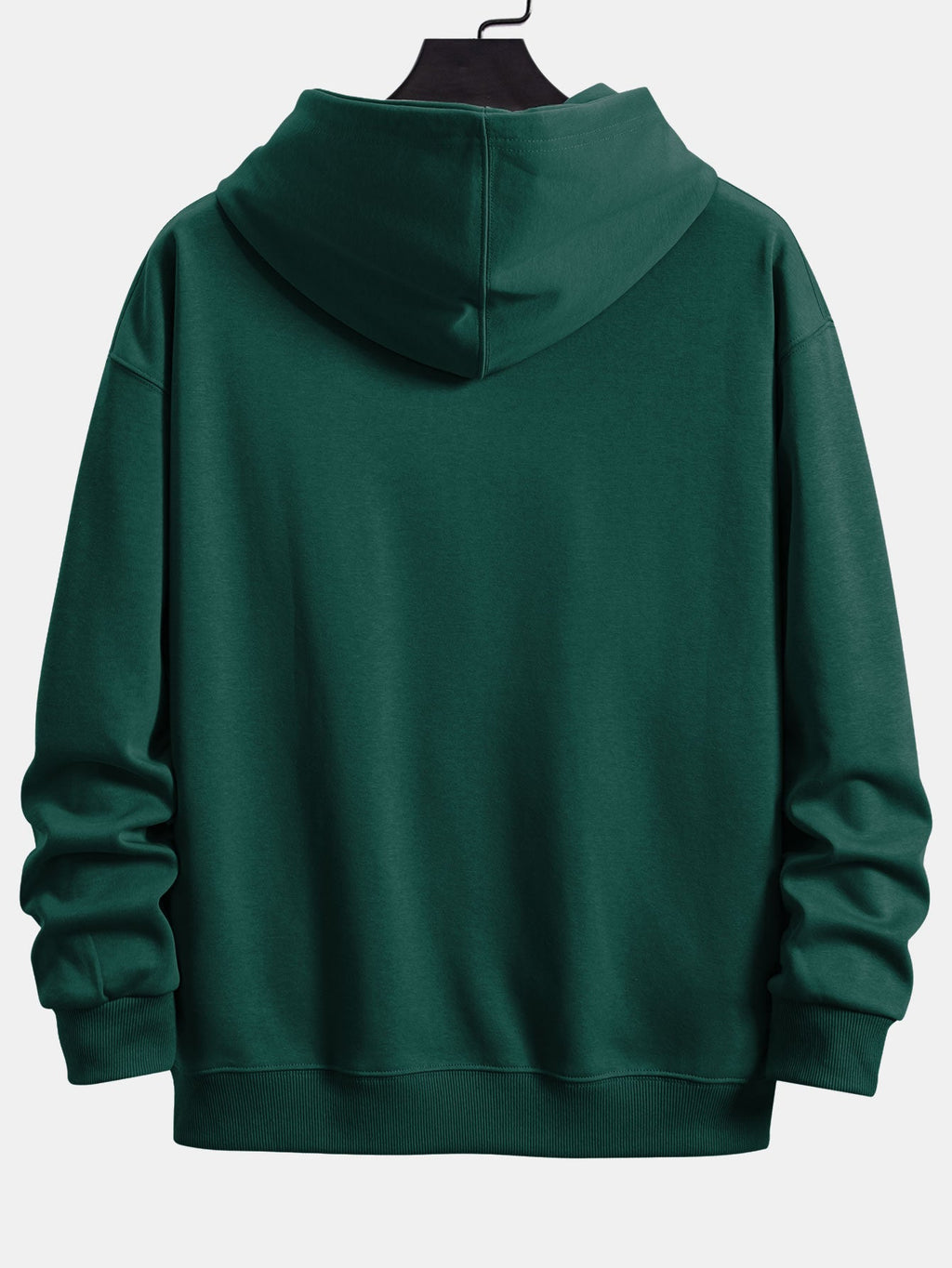 Sweat à capuche coupe décontractée basique