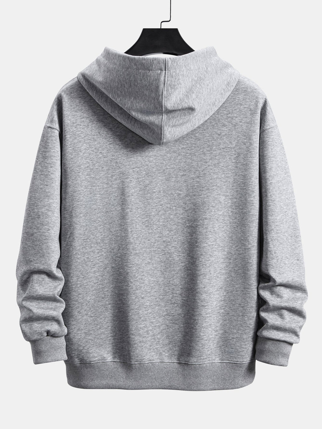 Sweat à capuche coupe décontractée basique