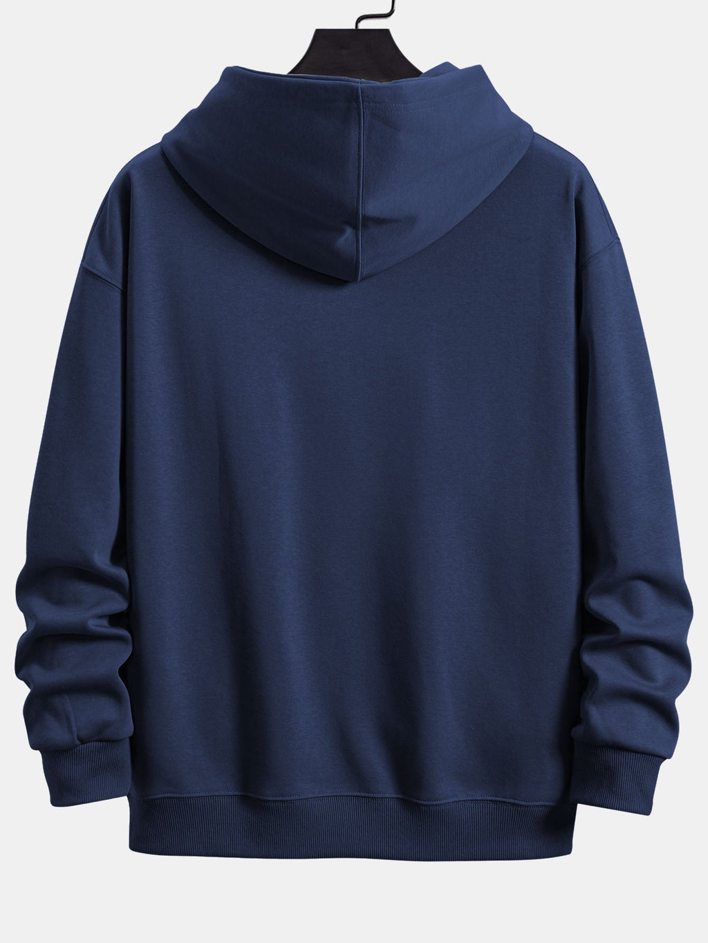 Sweat à capuche coupe décontractée basique