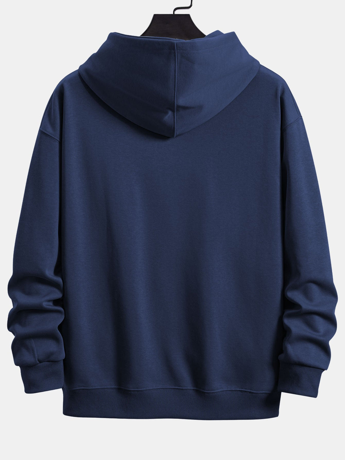 Sweat à capuche coupe décontractée basique