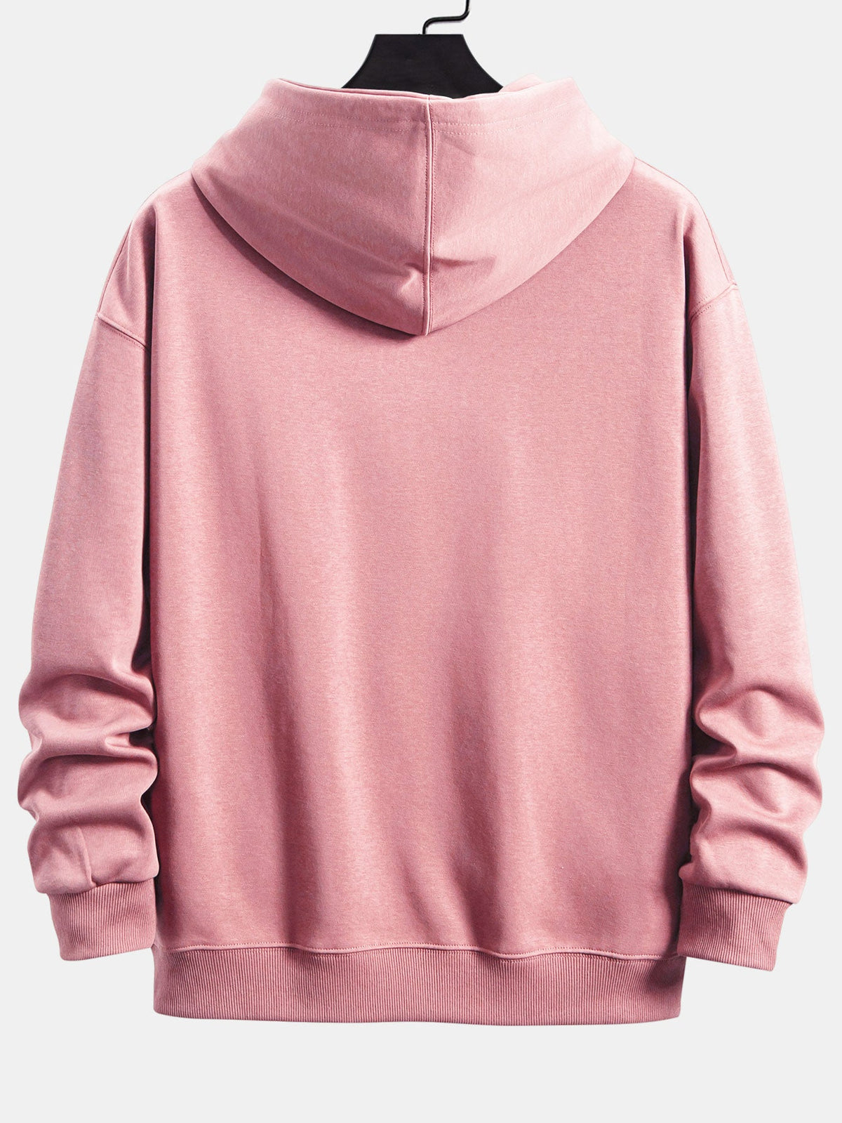 Sweat à capuche coupe décontractée basique