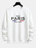 Paris Print Relax Fit Sweatshirt