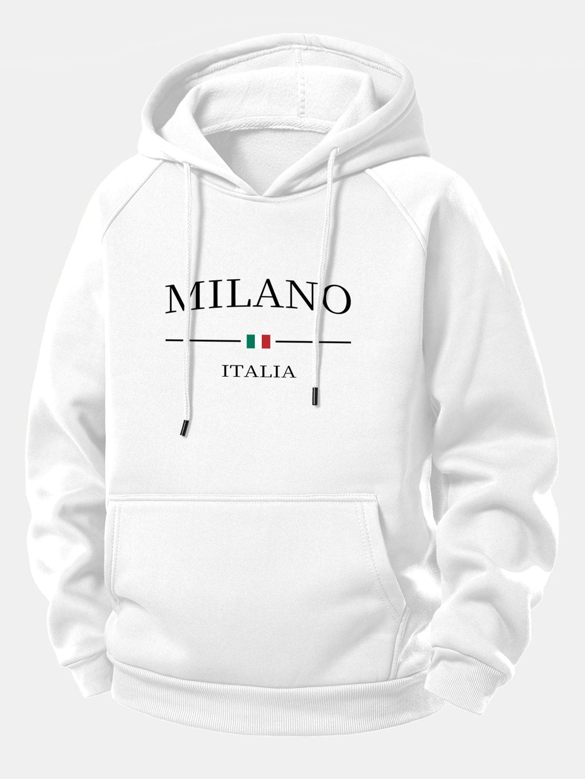 Milano Print Drawstring Hoodie