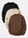 3 Pieces Basic Relax Fit Sweatshirt