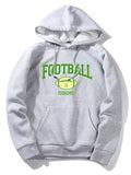Sudadera con capucha y estampado de fútbol