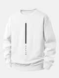 Dream Stripe Print Relax Fit Sweatshirt