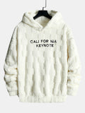 Sudadera con capucha y tablero de ajedrez con bordado California