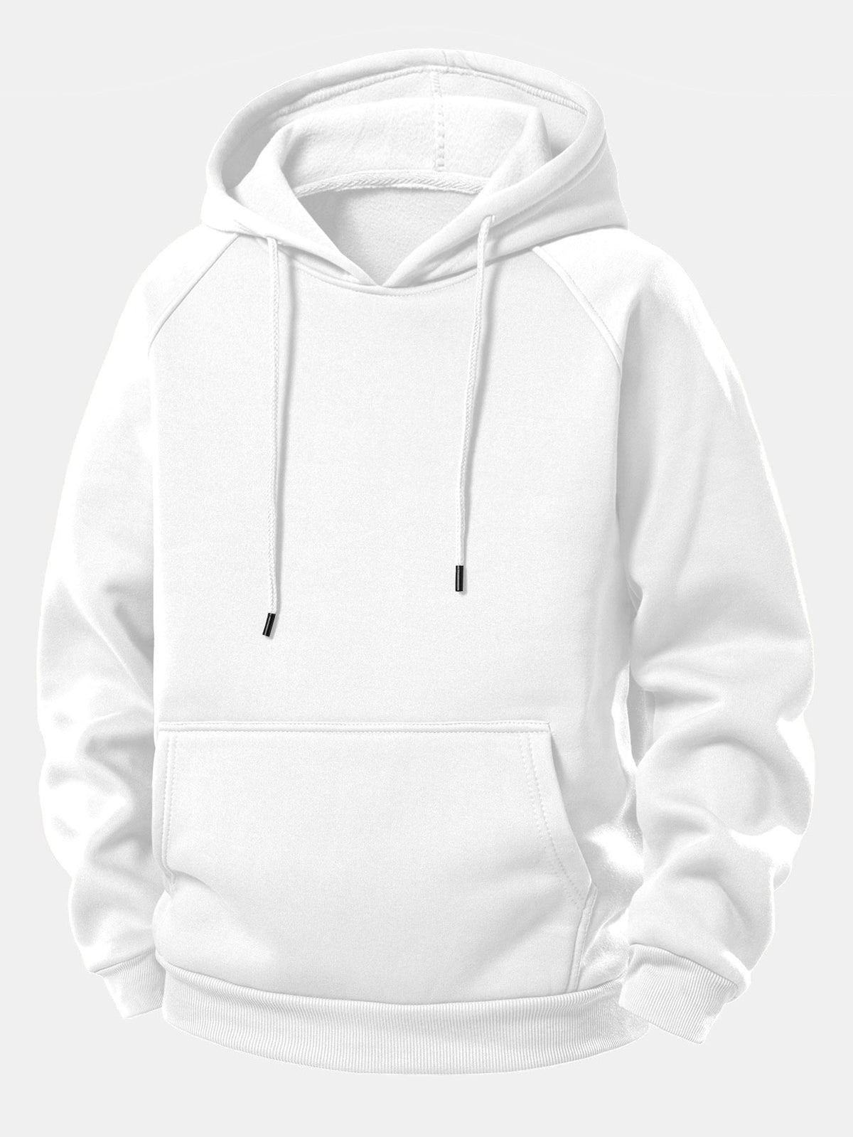 Koi Fish Lotus Print Drawstring Hoodie