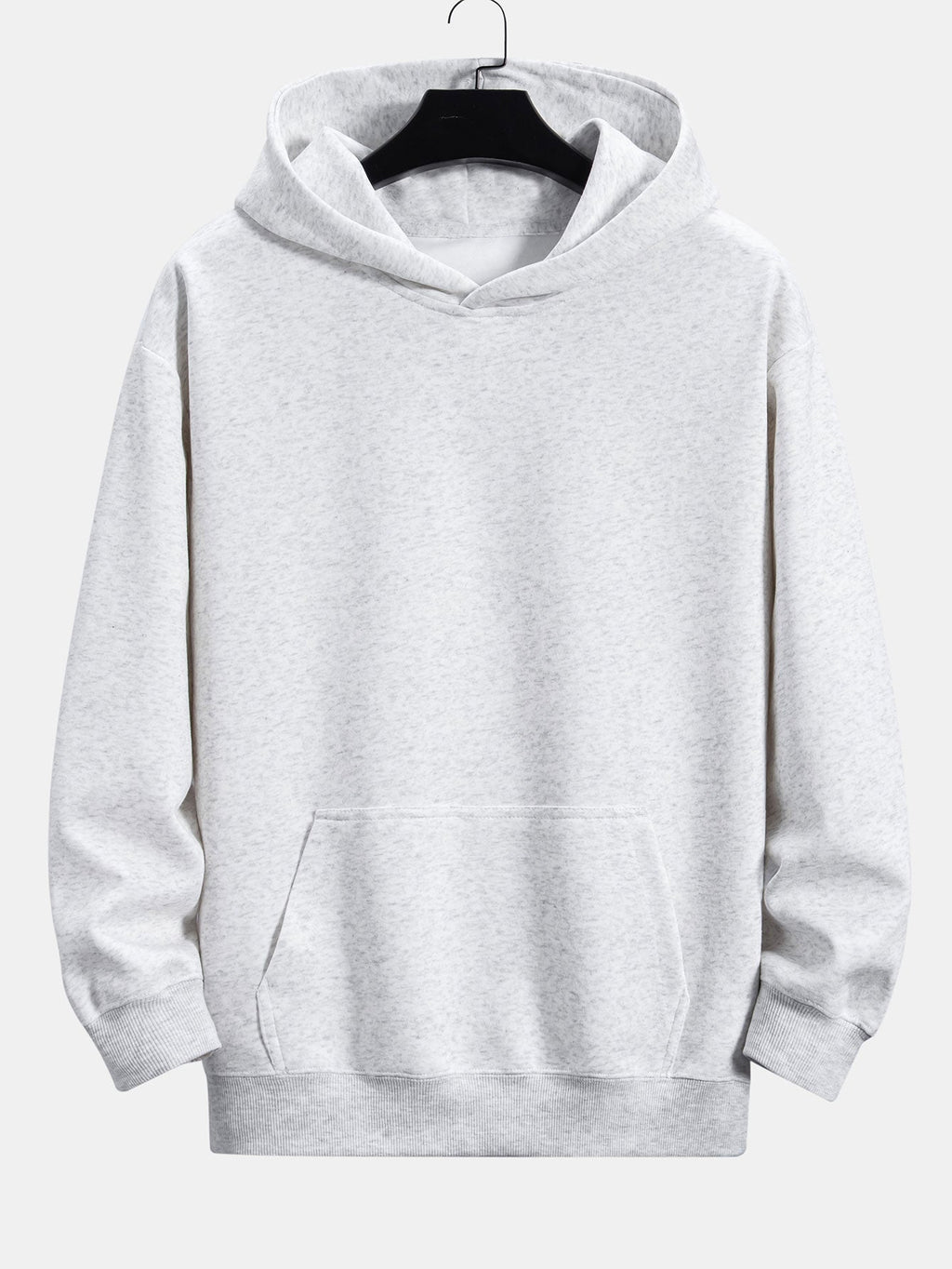 Sweat à capuche coupe décontractée avec motif fleurs de prunier et grue au dos