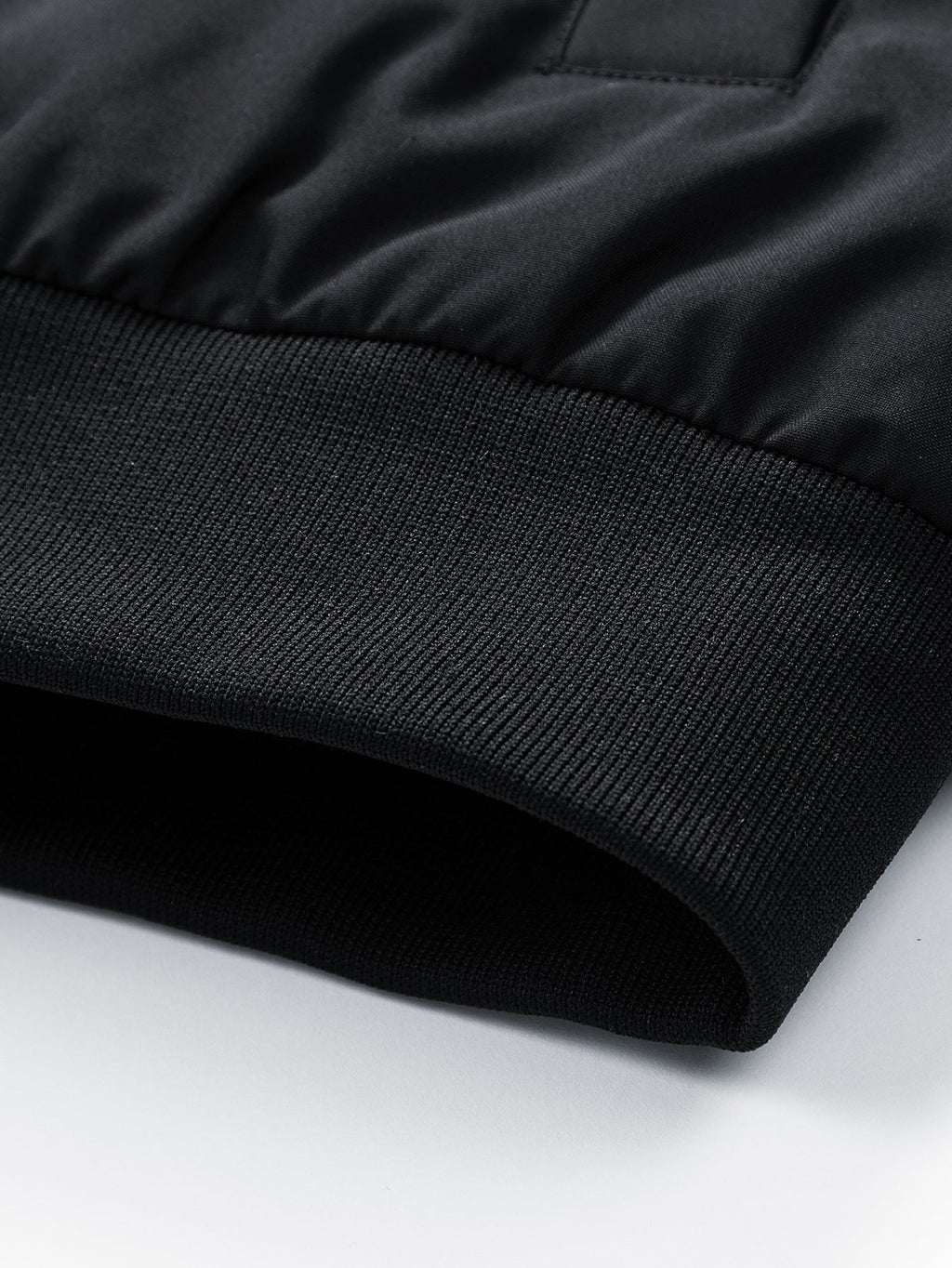 Padded Lining Zip-Up Bomber Jacket
