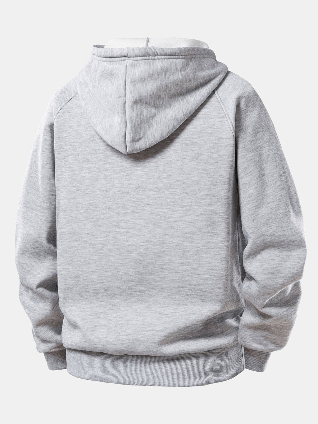 Sweat à capuche basique à manches raglan