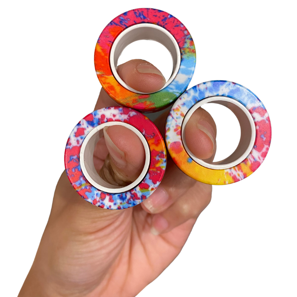 Magnetic Fidget Rings 3 Pack