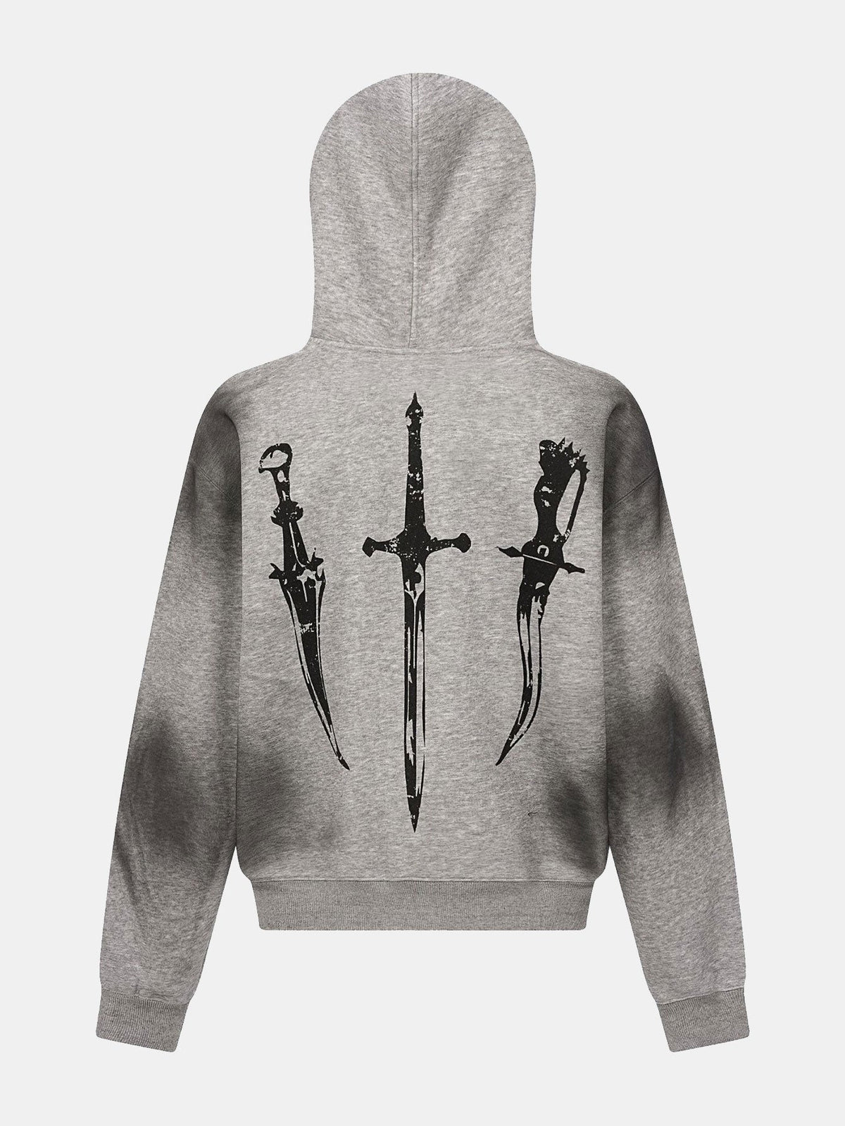 Sweat à capuche zippé coupe boxy avec col en fausse fourrure et imprimé personnage de bande dessinée