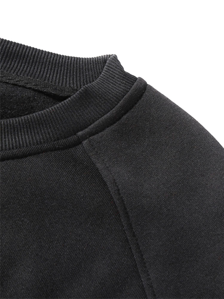 LA Letter Print Sweatshirt