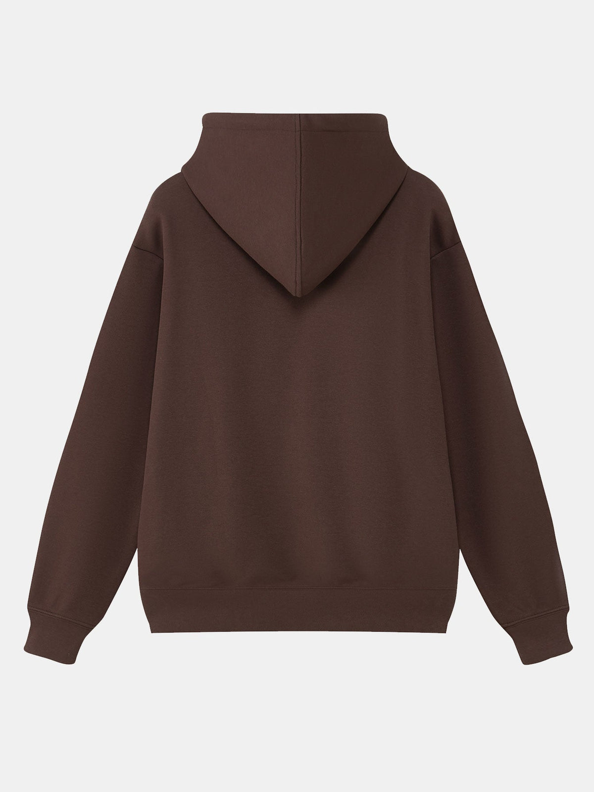 Sudadera con capucha oversize de algodón pesado básico