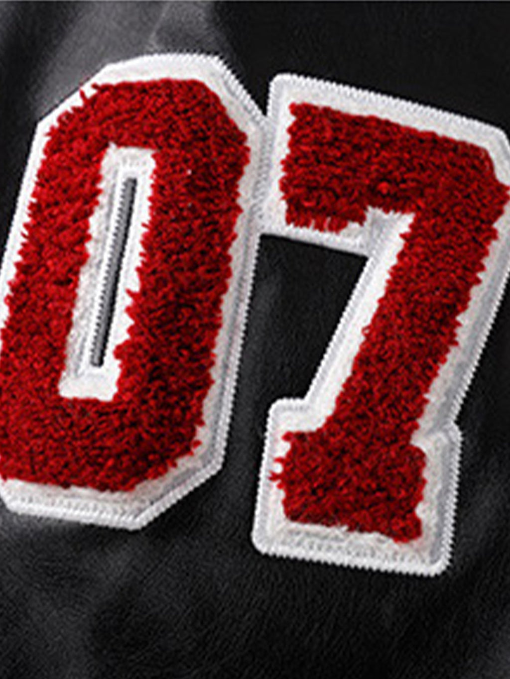Embroidered Patch Varsity Jacket