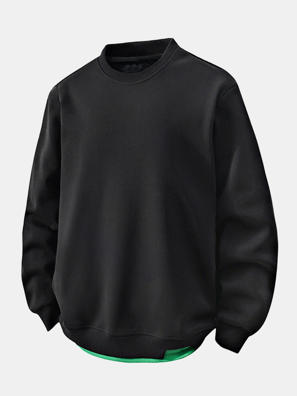 Relax Fit 2 In 1 Crew Neck Sweatshirt