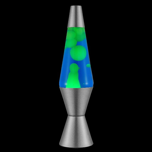 Fluro Green & Blue Lava Lamp