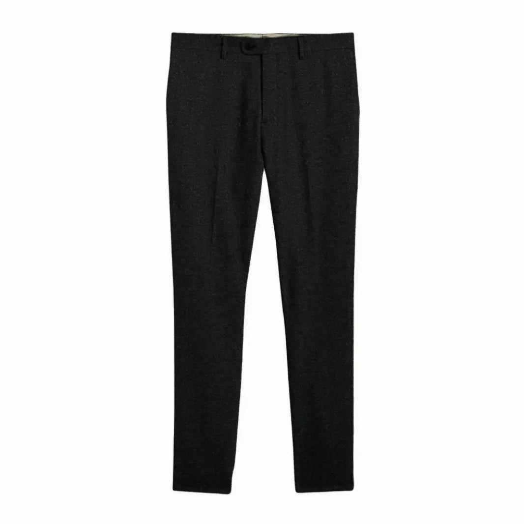 Sweetearing Tweed Suit Men's Vintage Classic Wedding Tuxedos