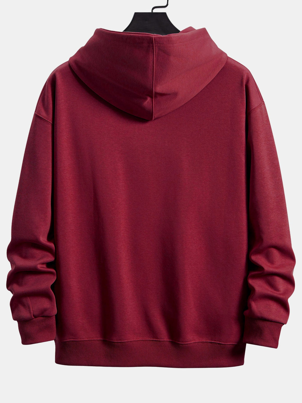 Sweat à capuche coupe décontractée basique