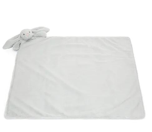 Manta de apego Jellycat conejito Bashful plateado 56 cm