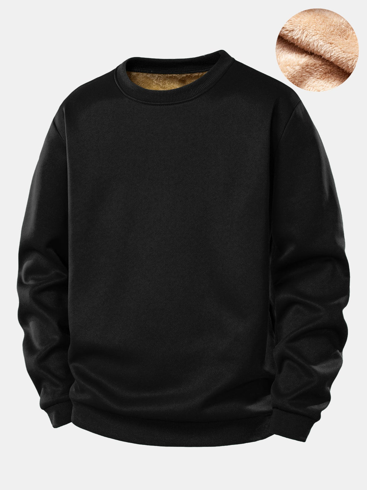 3 Pieces Teddy Fleece Lined Sweatshirt