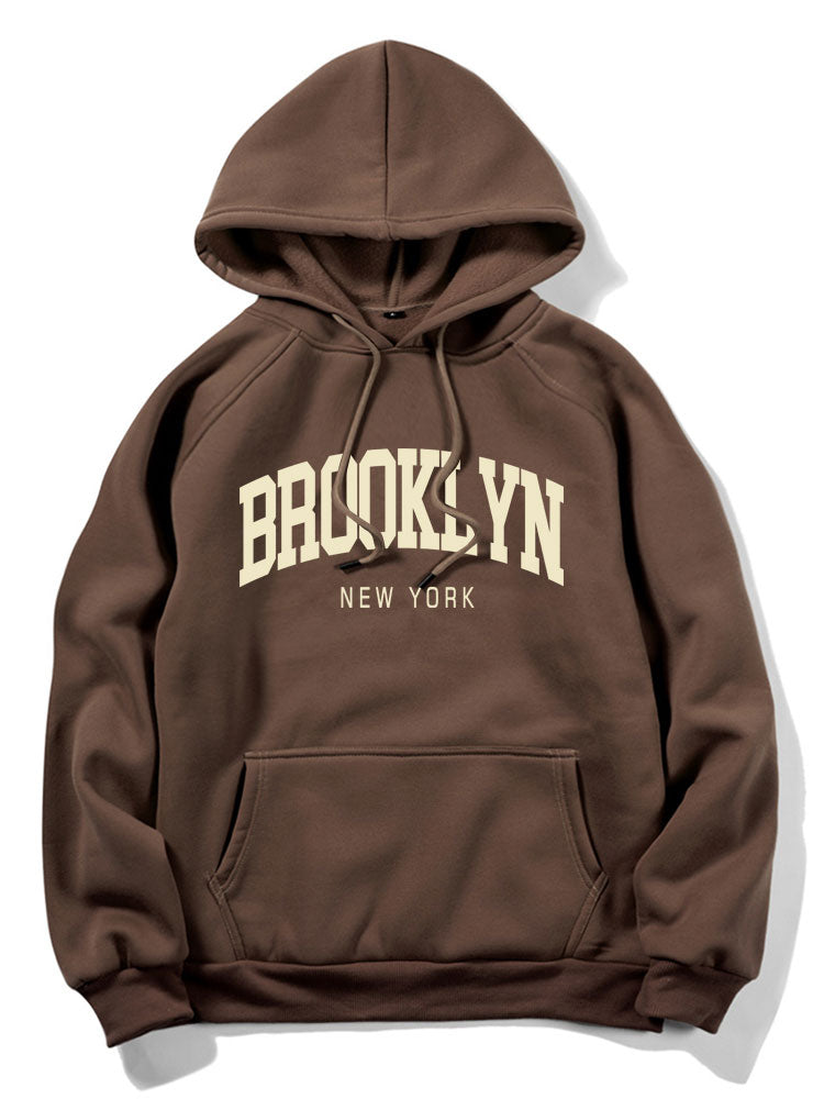 Sweat à capuche imprimé Brooklyn