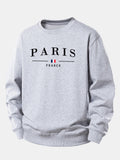 Paris Print Relax Fit Sweatshirt