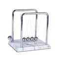Newtons Cradle White Marble Look