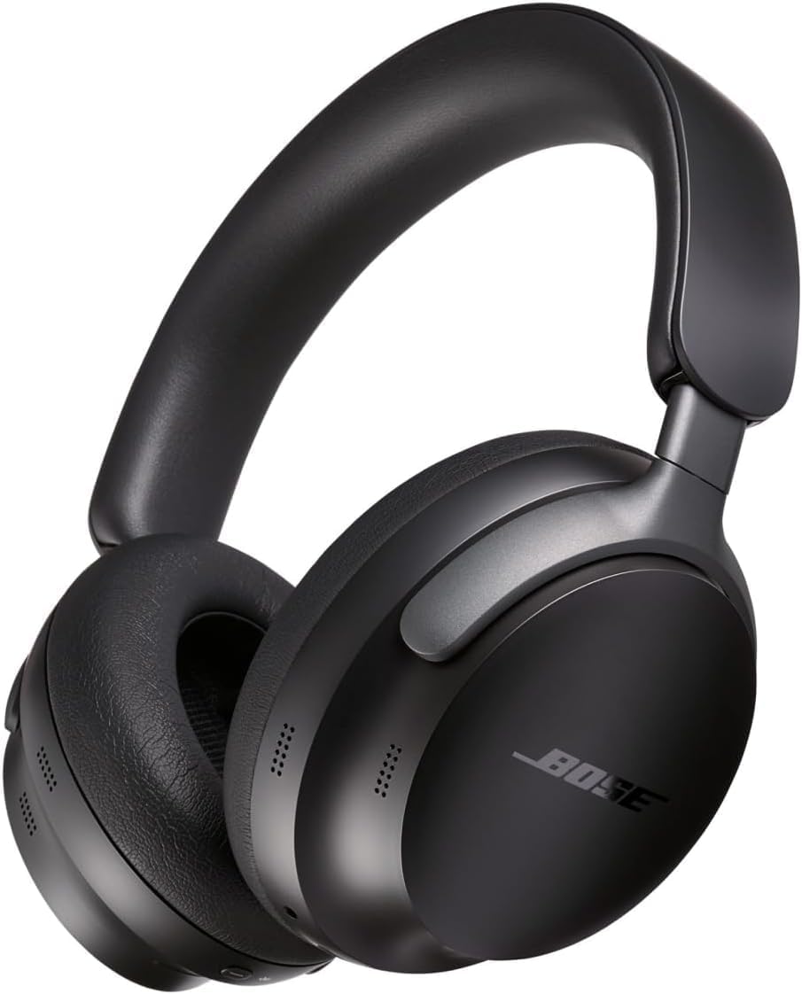 Bose QuietComfort Ultra Bluetooth Headphones, Wireless Headphones with Spatial Audio, Over Ear Noise Cancelling with Mic