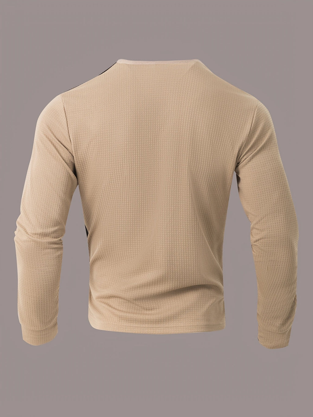 Sawyer | Textured Contrast Henley Shirt